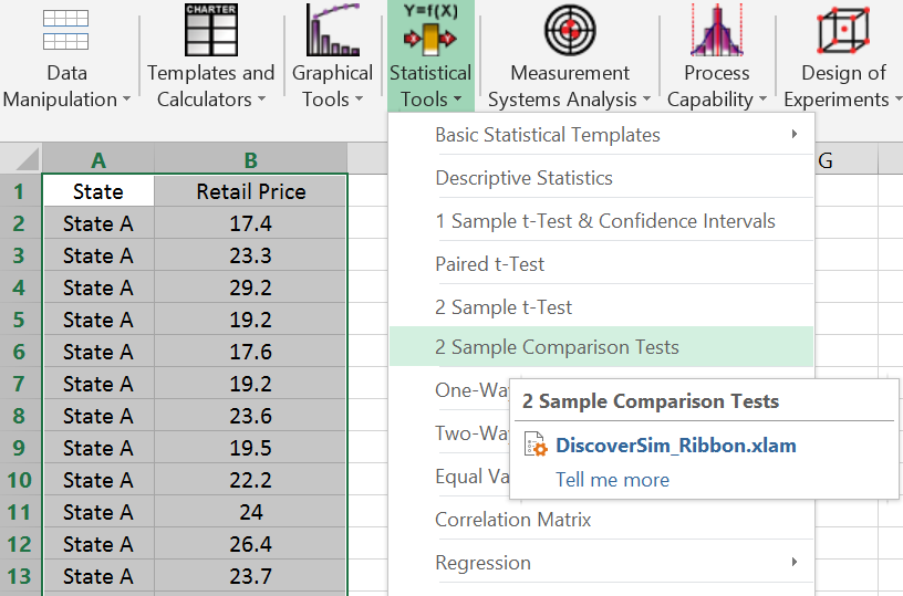 Two sample t Test SXL_07